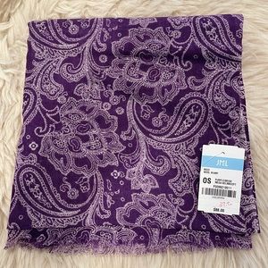 NWT J McLaughlin purple scarf